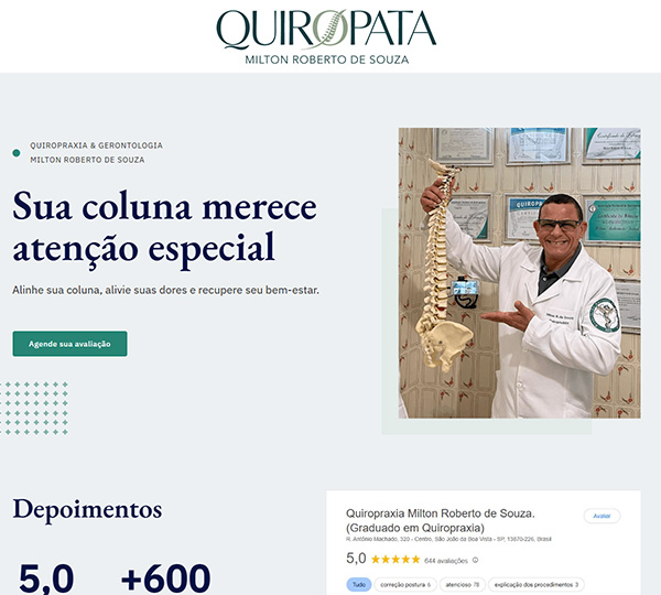 Miniatura do projeto Quiropata Milton Roberto