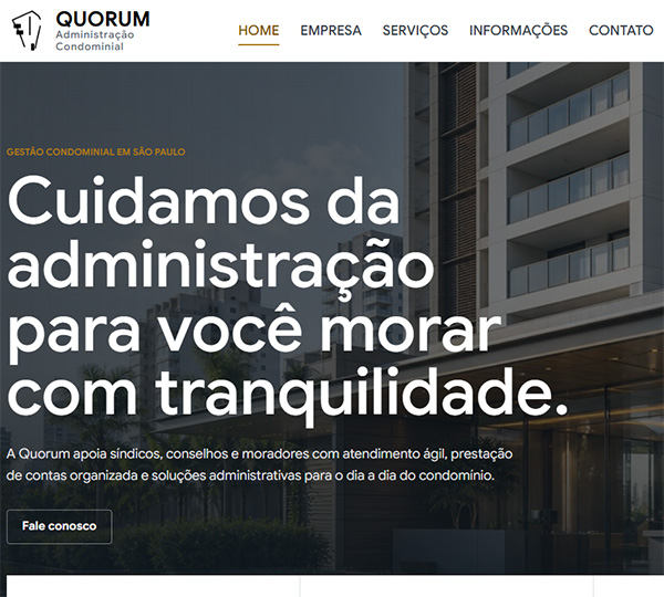 Miniatura do projeto Quorum Condomínios